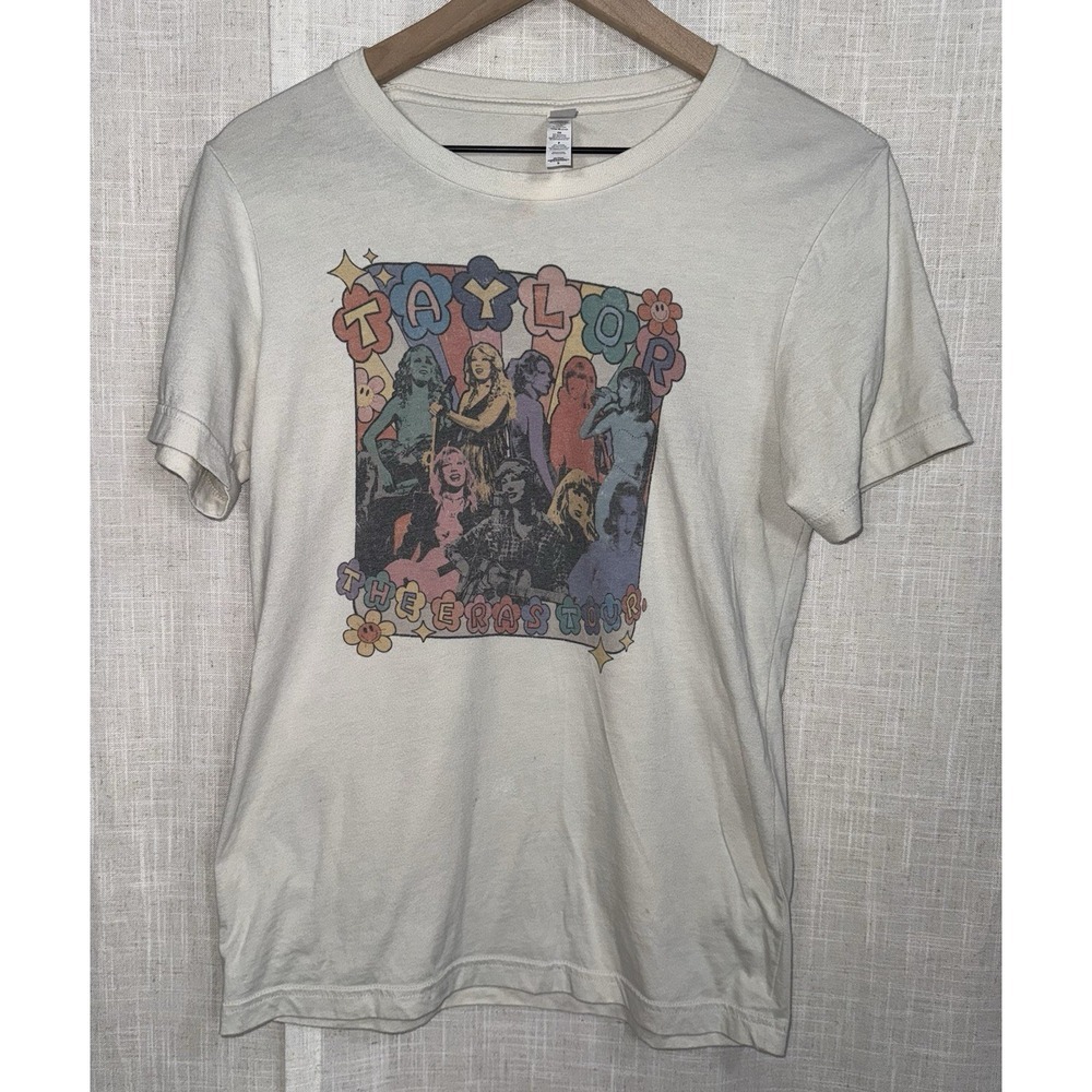TAYLOR‎ SWIFT Eras Tour Shirt Small Glam Pop Music Swiftie Bella + Canvas TShirt - Picture 2 of 4